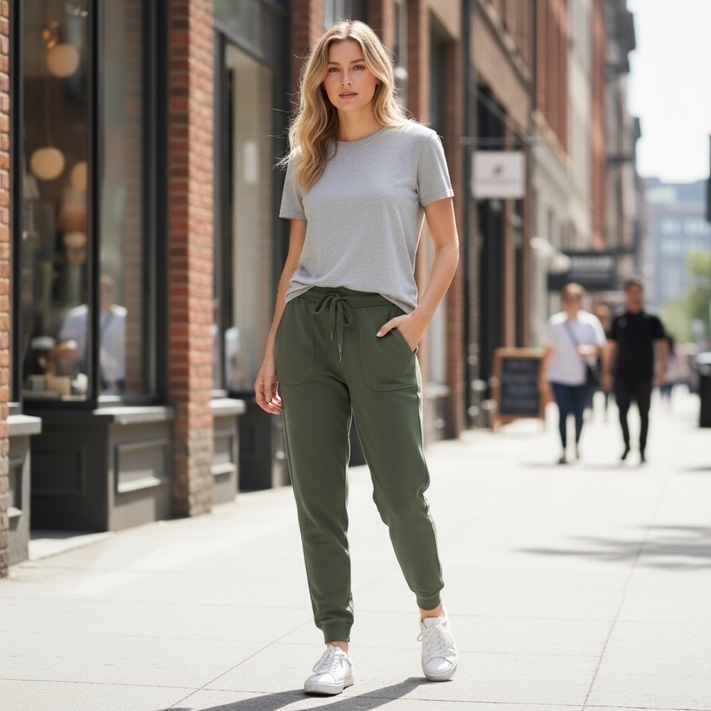 Women’s Green Joggers
New